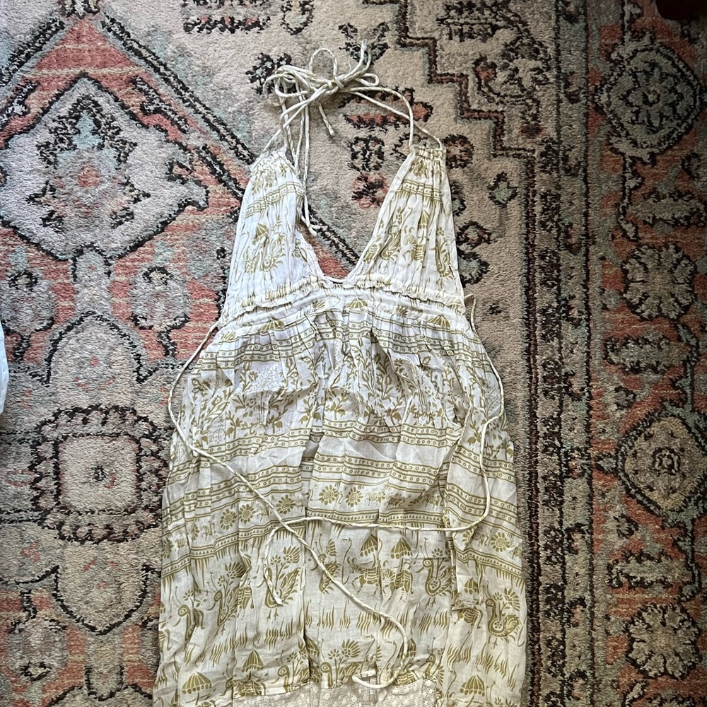 Free People coverup halter dress